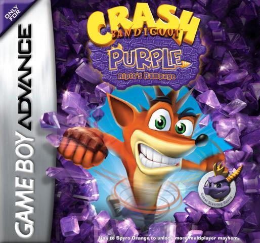 Crash purple gameboy