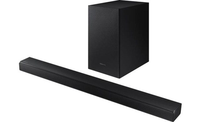 Sound bar noir avec sub man