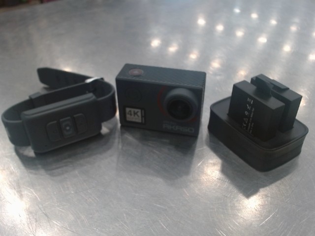 Camera d'action 4k 60fps + 2batt.+chg