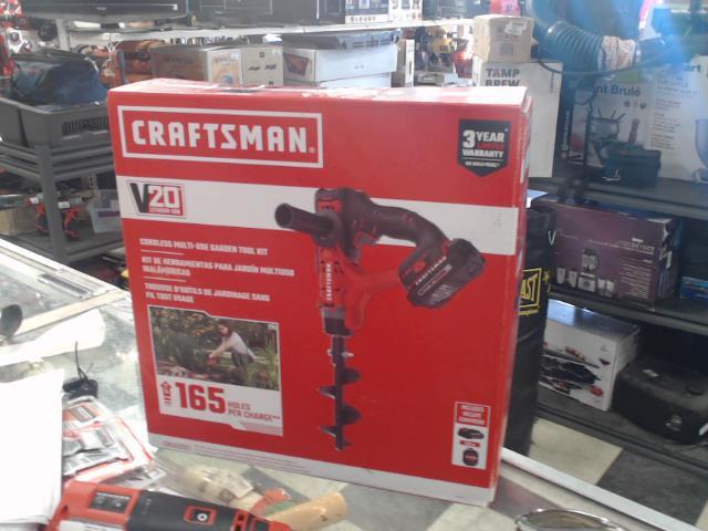 Cordless multi use garden tool kit