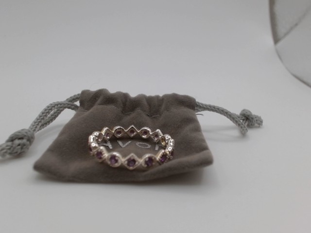Anneau en argent sterling pierre de nais