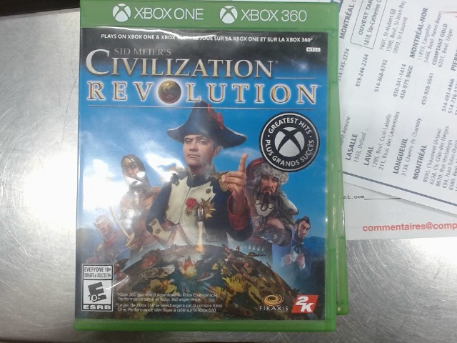 Civilization revolution