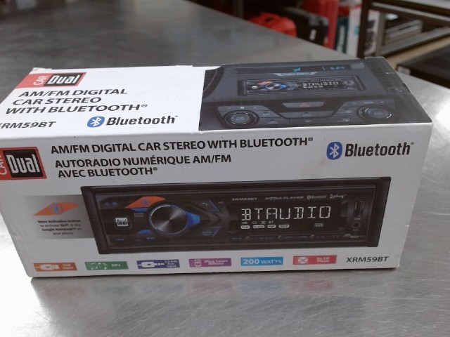 Autoradio numerique am/fm avec bluetooth