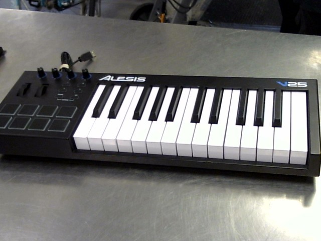25 keys midi keybord