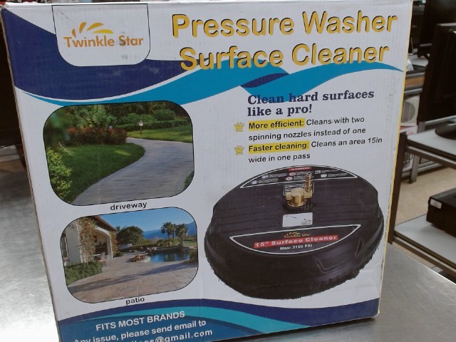 15'' pressure washer surface cleaner neu