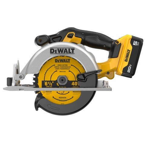 Cordless circular saw with 20v battery