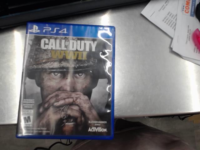 Jeu ps4 cod world war 2