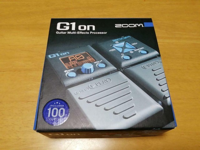 Guitar multi-effects processor in box