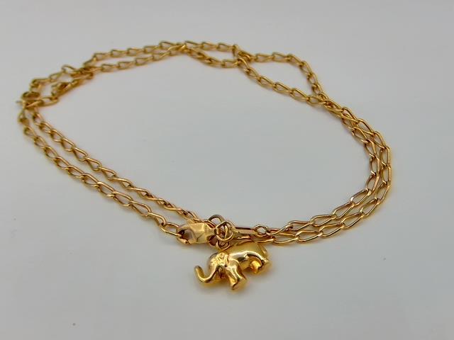 CHAINE EN OR 10KT AVEC PENDANT