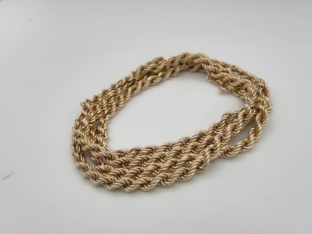 CHAINE TORSADE EN OR 10KT