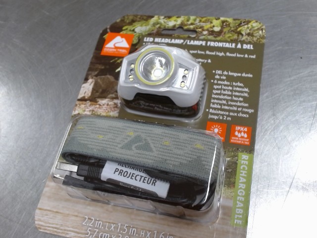 Lampe frontal rechargeable
