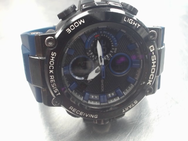 Montre casio g-shock noire blue strap