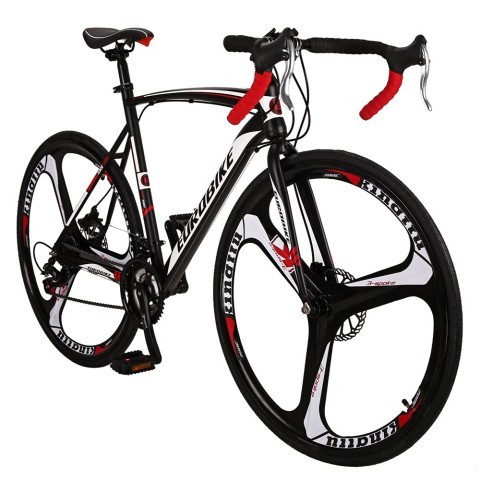 Velo de route rouge noir blanc eurobike