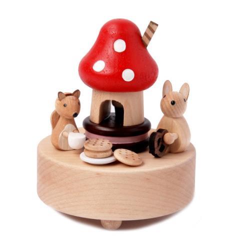 Boite a musique mushroom