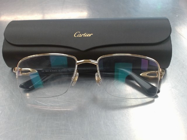Lunettes dore et noire