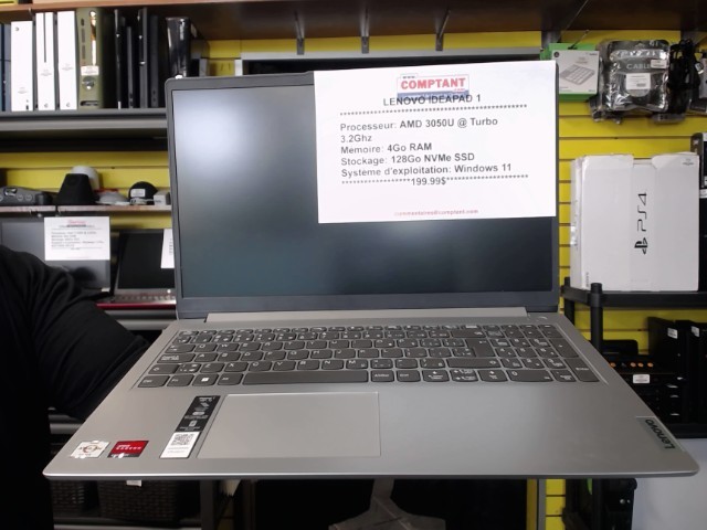 Athlon silver 3050u @ 3.2ghz 4go 128ssd