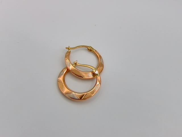 BOUCLES D OREILLES EN OR 10KT
