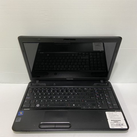 Laptop toshiba noir + alim