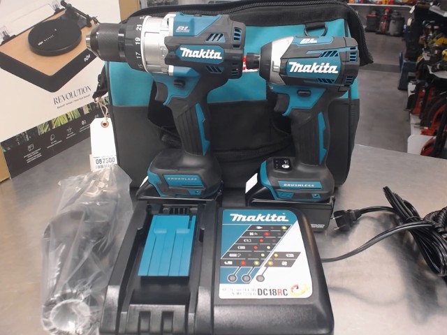 Kit hammer drill+impact+2batt+chargeur