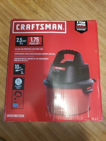 Shop vac 3 gal