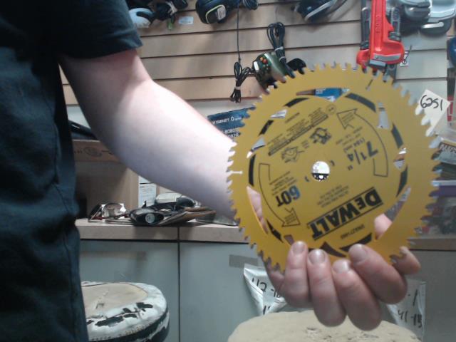 60t finishing blade