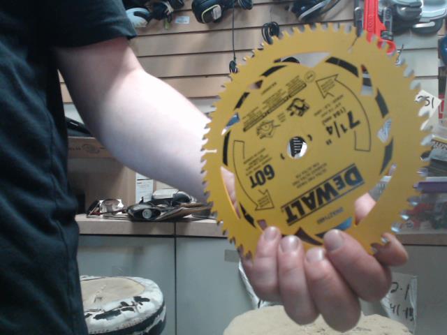 60t finishing blade