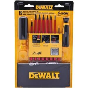 Kit de tournevis dewalt 10piece