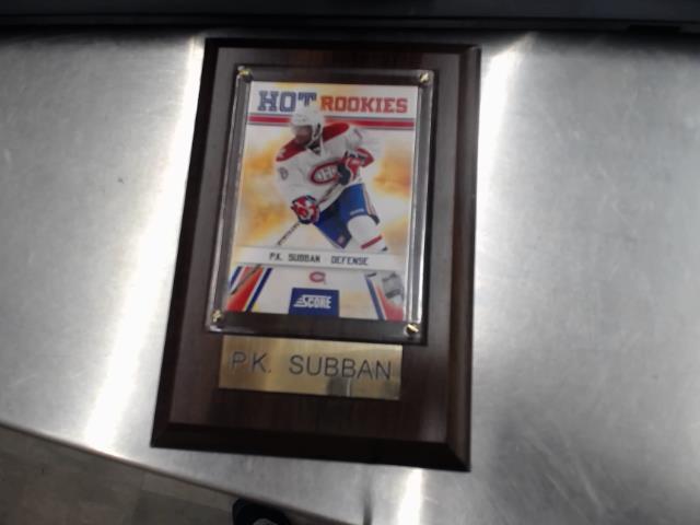 Pk subban hot rookies framed