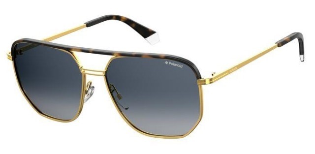 Lunette de solei plaroid gold tone