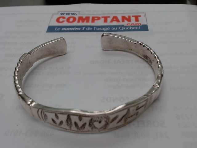 Bracelet rigide 31,5 grammes 925