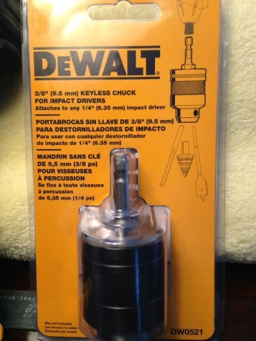 Dewalt  3/8 9.5mm keyless chuck