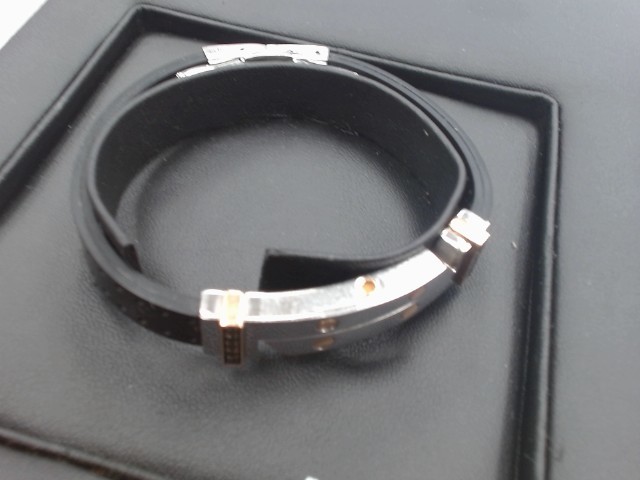 Bracelet rubber avec diamants 18kt