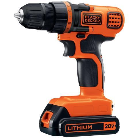 Cordless drill blackdecker