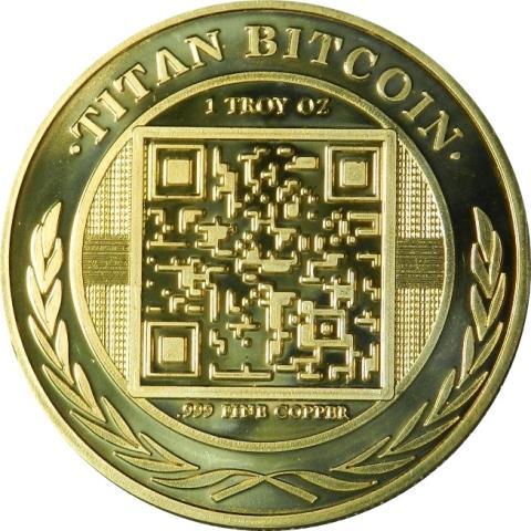Titan bitcoin .999 fine copper