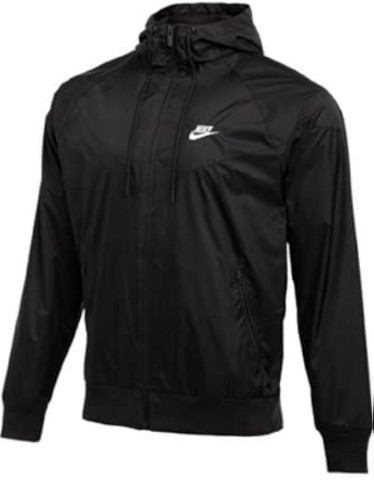 Black nike wind runner