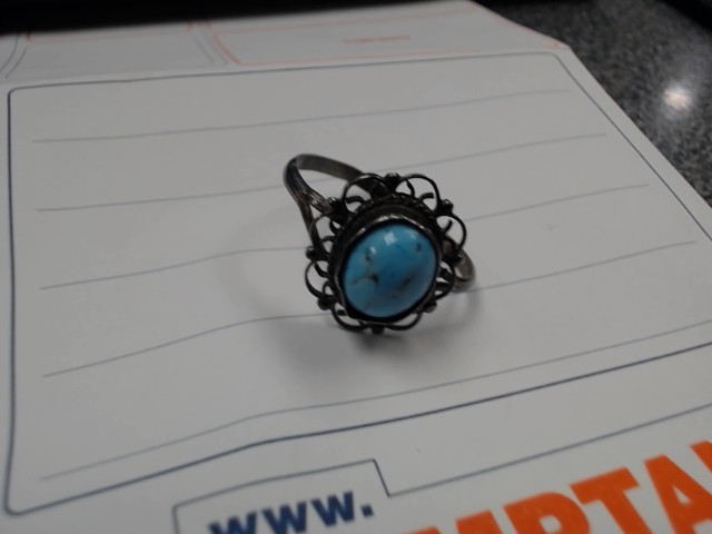 Bague briser pierre bleu