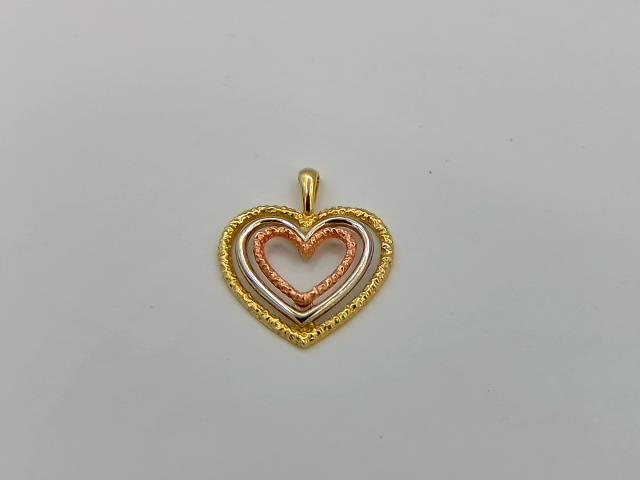 BRELOQUE COEUR EN OR 10KT