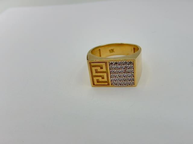 BAGUE EN  OR 10KT NEW