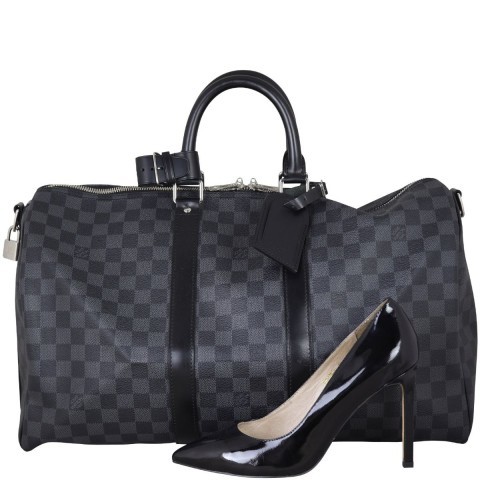 Lv keepall bandouliewre 45 damier graph