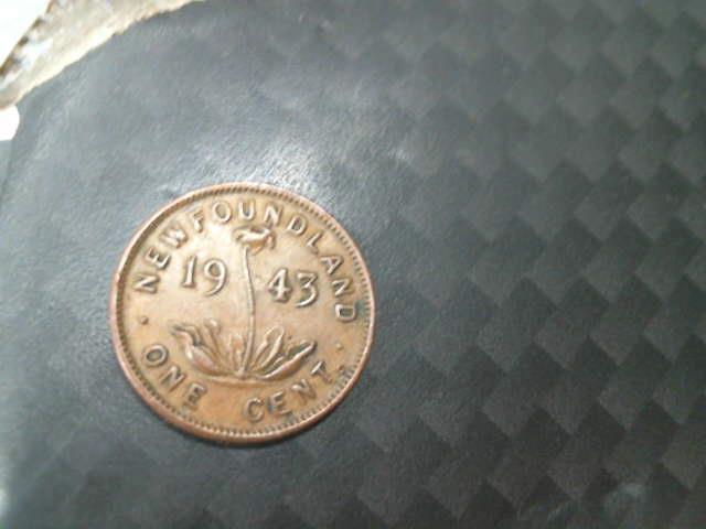 One cent 1943 new foundland