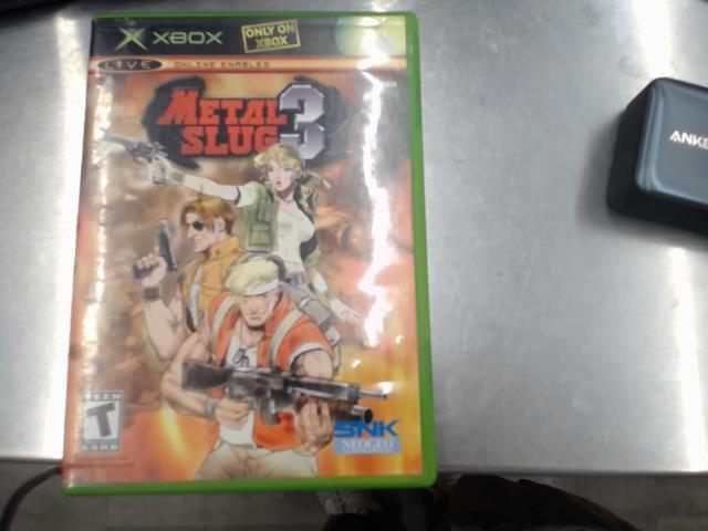 Jeu xbox og metal slug 3