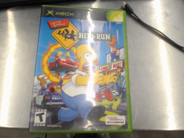 Jeu xbox og simpson's hit & run