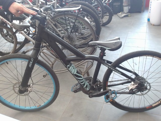 Velo noir et turquoise