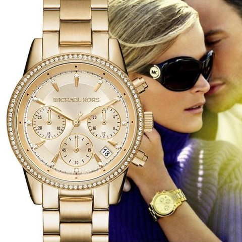 Montre michael kors doree