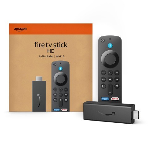 Amazon fire stick tv hd 8gb+boite