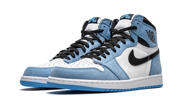 University blue/black white size 9.5