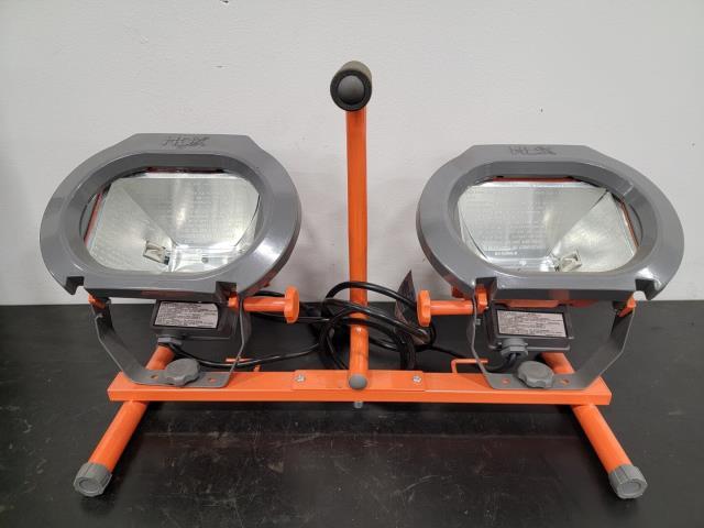 Lampe de chantier orange