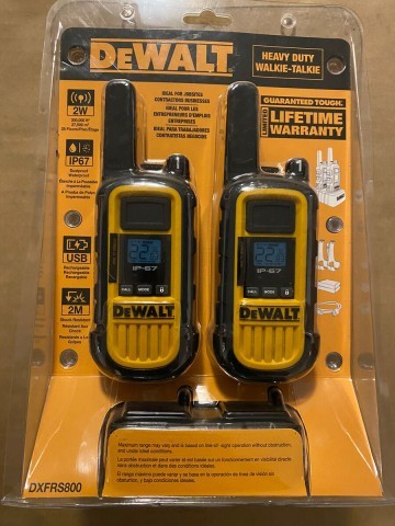 Walki talkie dewalt neuf sceller