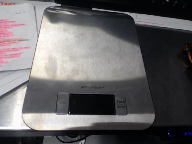 Kitchen scale 11lb max