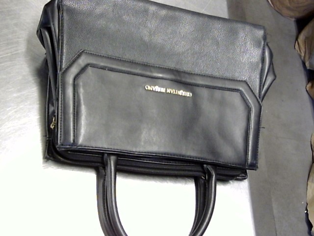 Sac luxe noir logo gold